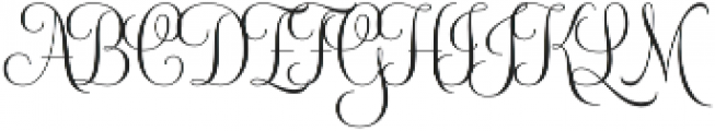 Antonietta Script Essential otf (400) Font UPPERCASE