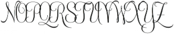 Antonietta Script Essential otf (400) Font UPPERCASE