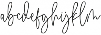 AntoukSignature otf (400) Font LOWERCASE