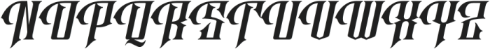 Antrope Italic otf (400) Font UPPERCASE