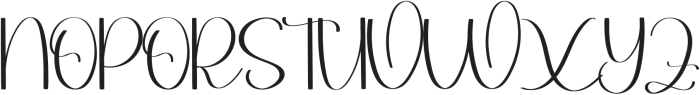 Antumn Regular otf (400) Font UPPERCASE
