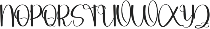Antumn Wonderful Regular otf (400) Font UPPERCASE