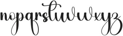 Antumn Wonderful Regular otf (400) Font LOWERCASE
