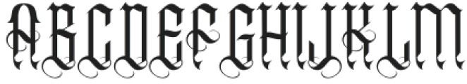Anuaki Eclipse Regular otf (400) Font UPPERCASE