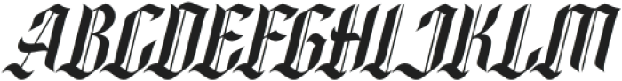 Anubal Jacquelin Italic otf (400) Font UPPERCASE