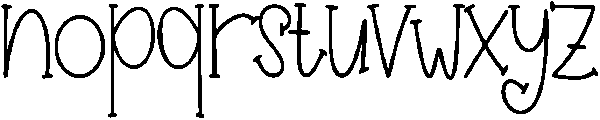 Anya Slab otf (400) Font LOWERCASE