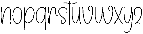 Anybody Regular otf (400) Font LOWERCASE