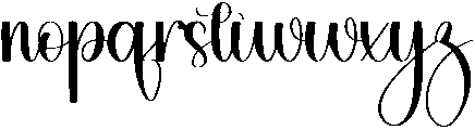 Anything Regular otf (100) Font LOWERCASE