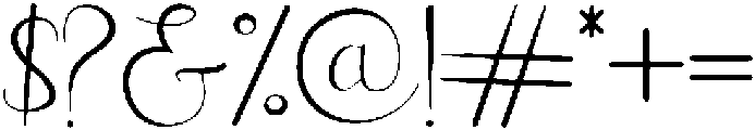 angellina otf (400) Font OTHER CHARS
