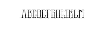 Anchor Slab Typeface Font LOWERCASE