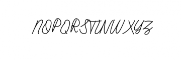 Andalusia - Handwritten Font Style Font UPPERCASE