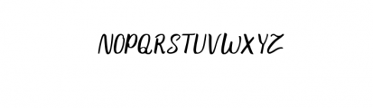 Andaman italic.ttf Font UPPERCASE