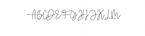 Andrians Script.ttf Font UPPERCASE