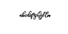 Angel Maleficent Font LOWERCASE