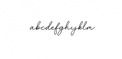 Angellita Font LOWERCASE