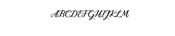 Anisha Script.otf Font UPPERCASE