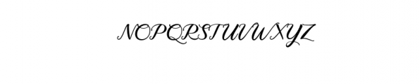 Anisha Script.otf Font UPPERCASE