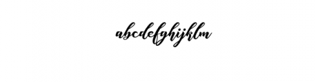 Anisha Script.otf Font LOWERCASE