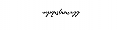 Anisha Script.otf Font LOWERCASE