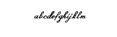 Annabel Script Typeface Font LOWERCASE
