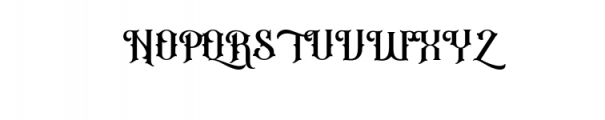 Anthique Alt Three.otf Font UPPERCASE