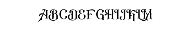 Anthique Alt Two.otf Font UPPERCASE