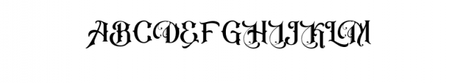 Anthique Alt.otf Font UPPERCASE