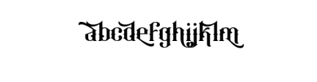 Anthique Alt.otf Font LOWERCASE