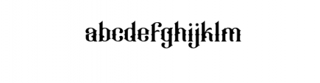 Anthique.otf Font LOWERCASE