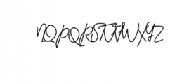 Antique Signature Font UPPERCASE