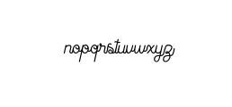 Antiqueline.ttf Font LOWERCASE