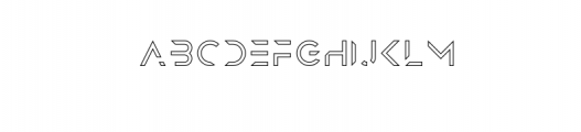 AnuratiPro-Outline.otf Font UPPERCASE
