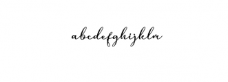 Anything Script_1 TTF Font LOWERCASE