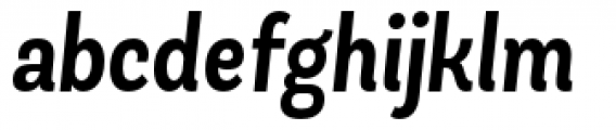 Andes Condensed Semi Bold Italic Font LOWERCASE