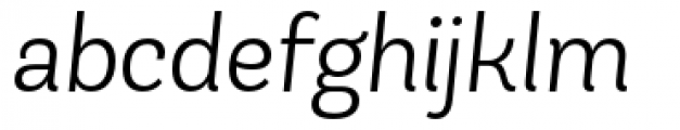 Andes Italic Light Font LOWERCASE