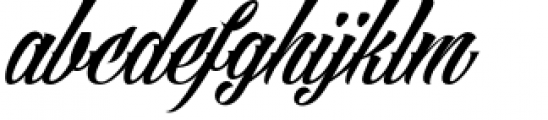 Angilla Tattoo Regular Font LOWERCASE