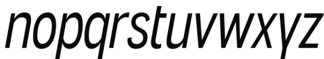 Angostura bk it Font LOWERCASE