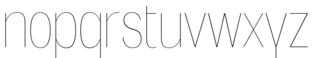 Angostura ul Font LOWERCASE