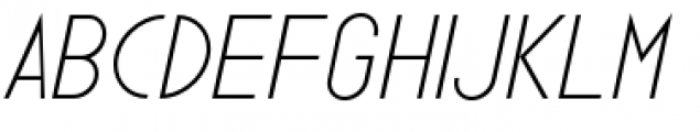 Ano Half Wide Italic Font LOWERCASE