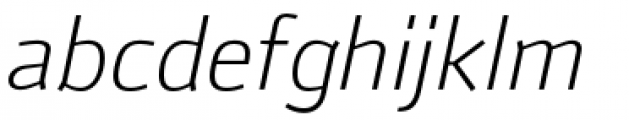 Anomoly Light Italic Font LOWERCASE