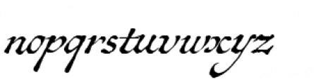Antiquarian Scribe Font LOWERCASE