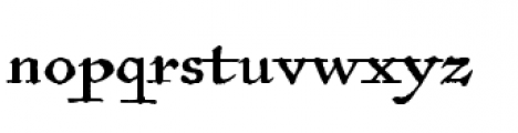 Antiquarian Font LOWERCASE