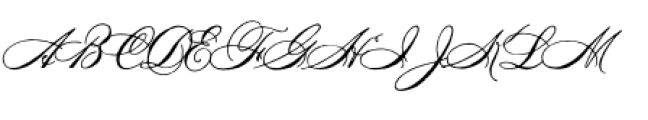 Antique Spenserian Standard Font UPPERCASE