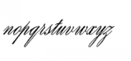 Antique Spenserian Standard Font LOWERCASE