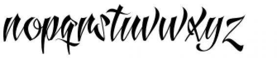 Antlers Font LOWERCASE