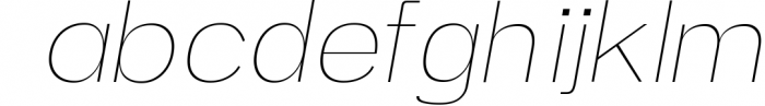 ANGELICA, A Thin Typeface 3 Font LOWERCASE