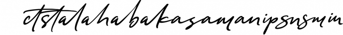 Anastacia Signature Font Font UPPERCASE