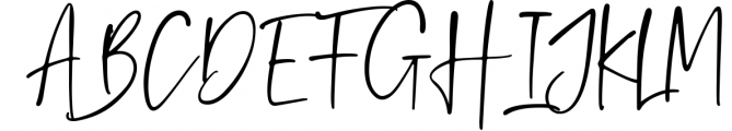 Anastacy - Handlettered Font Font UPPERCASE
