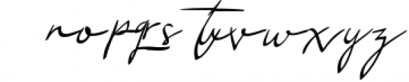 Anastasiya Elegant Signature Font Font LOWERCASE