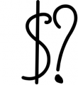 Anatonym - Script Font Font OTHER CHARS